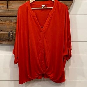 Anthropologie tie sleeve dolman top